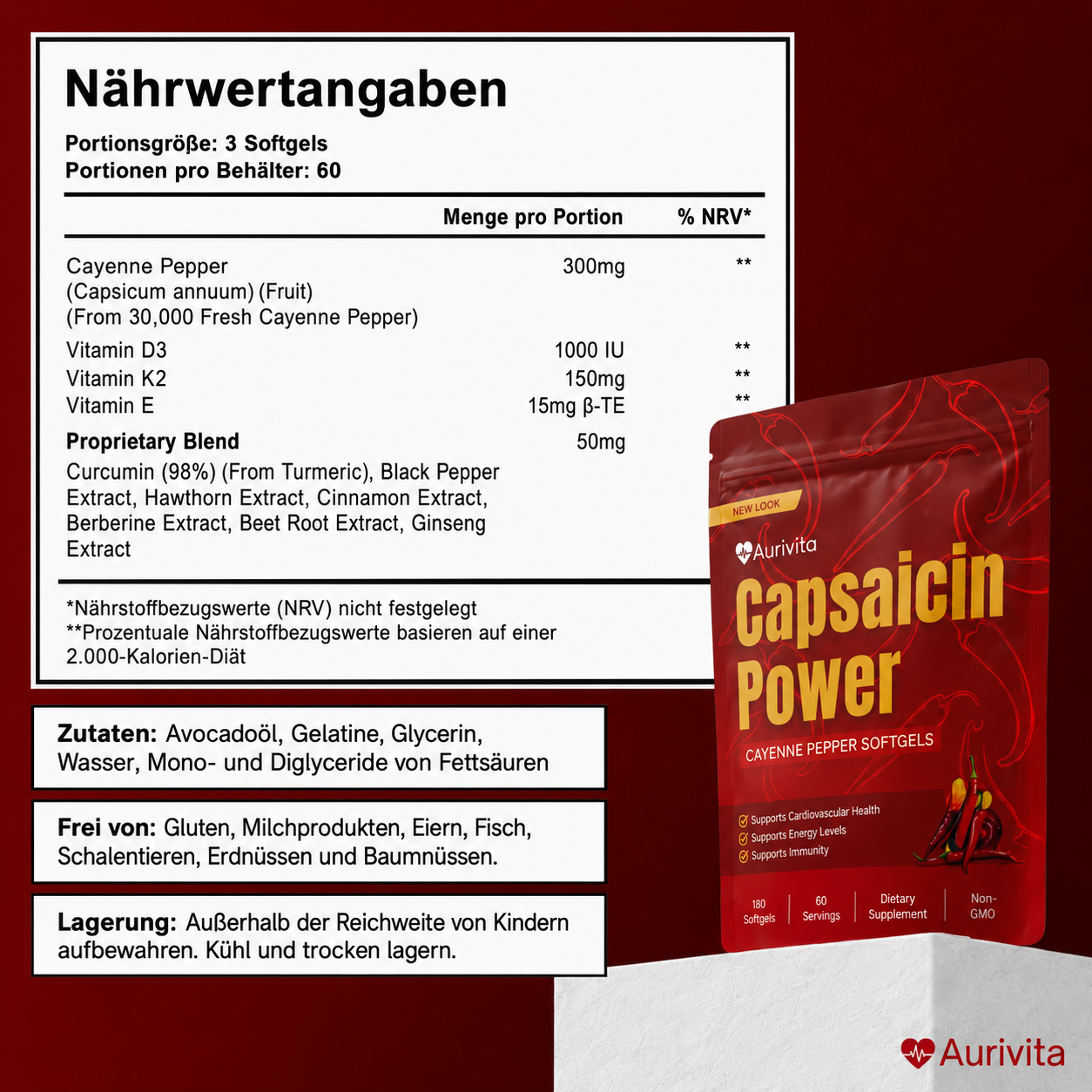 Aurivita Capsaicin Power