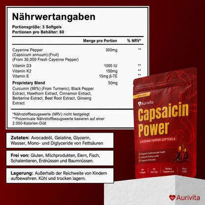Aurivita Capsaicin Power