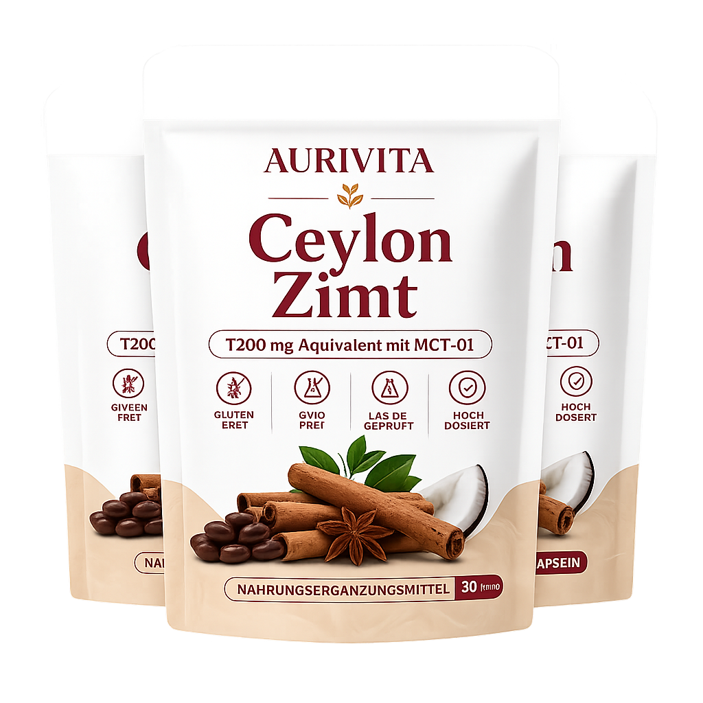 Aurivita Ceylon Zimt 7200 mg mit MCT-Öl