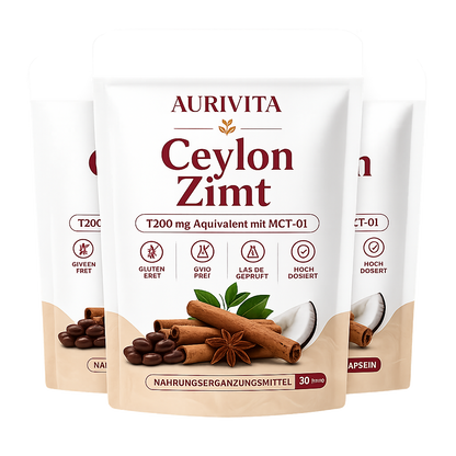 Aurivita Ceylon Zimt 7200 mg mit MCT-Öl